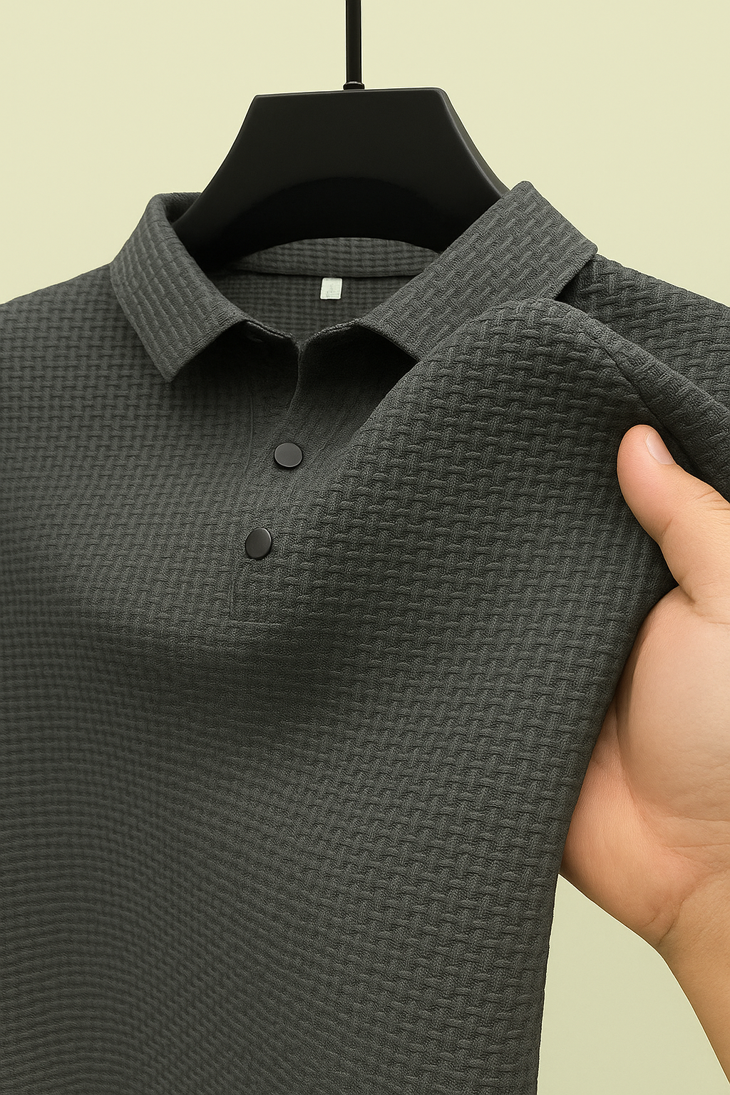 Luca Structured Polo Shirt: Stylish, Airy, Effortlessly Chic
