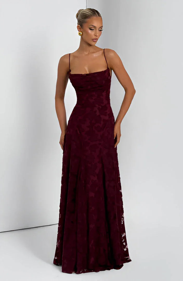 Ariadne | Slim Fit Maxi Dress With Thin Straps