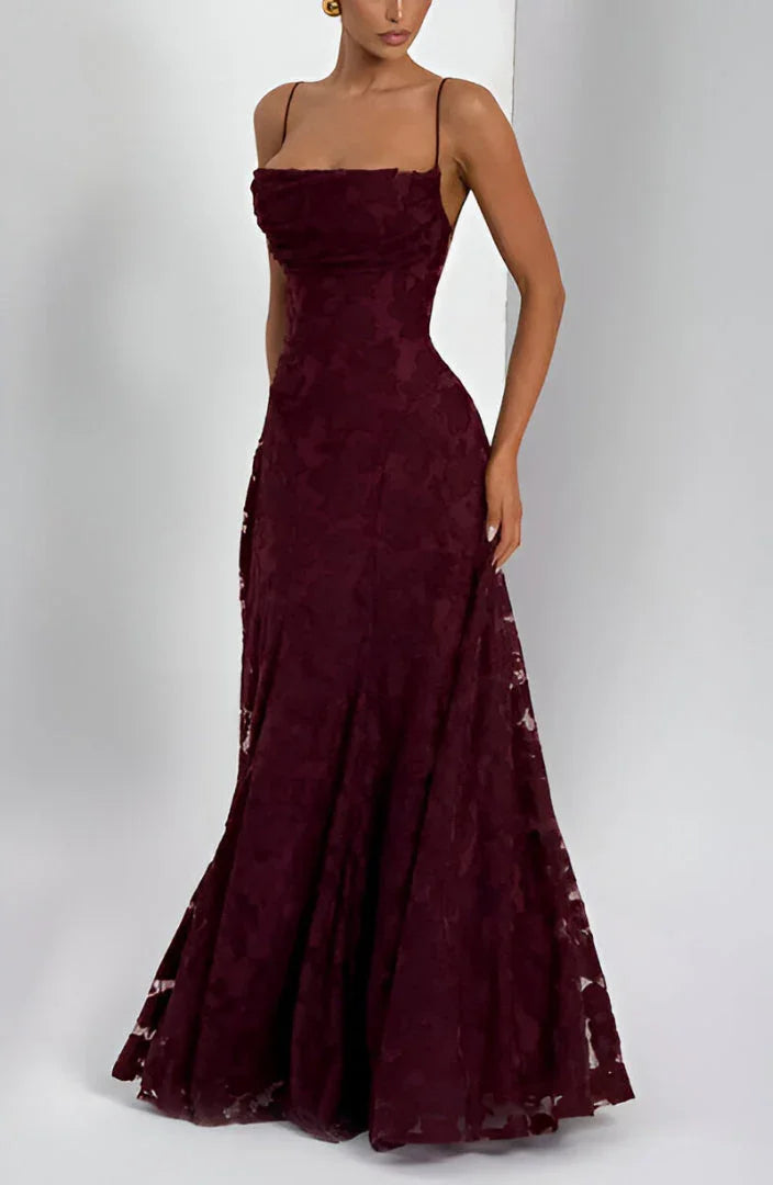 Ariadne | Slim Fit Maxi Dress With Thin Straps