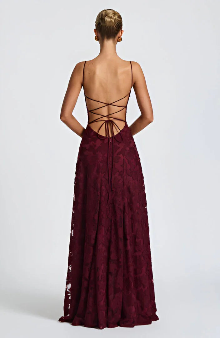 Ariadne | Slim Fit Maxi Dress With Thin Straps