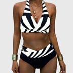 Beatrice | Striped Two-Piece Bikini Set