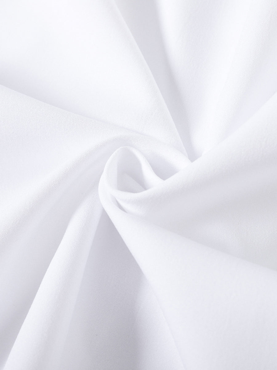 Bridget | Flared Sleeve Bow-Embellished Lapel Blouse