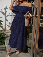 Brooke | Off Shoulder Tiered Maxi Dress