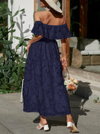 Brooke | Off Shoulder Tiered Maxi Dress