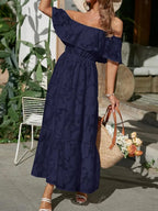 Brooke | Off Shoulder Tiered Maxi Dress