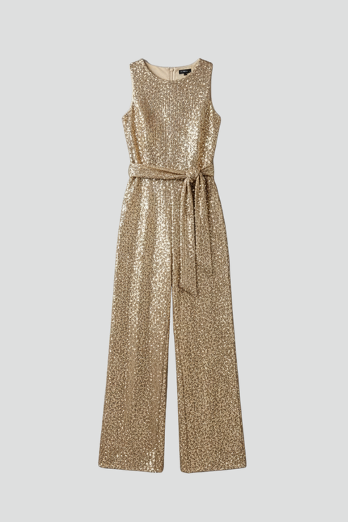 Camille | Straight-Leg Sequin Evening Jumpsuit