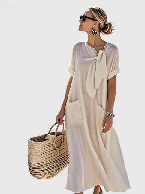 Cara | Flowy Fit Sleeveless Midi Dress