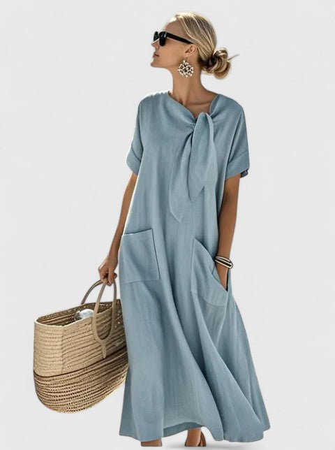 Cara | Flowy Fit Sleeveless Midi Dress