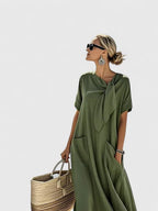 Cara | Flowy Fit Sleeveless Midi Dress