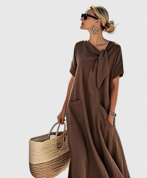 Cara | Flowy Fit Sleeveless Midi Dress