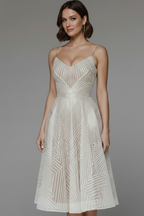 Cara | Spaghetti Strap A-Line Midi Dress