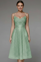 Cara | Spaghetti Strap A-Line Midi Dress