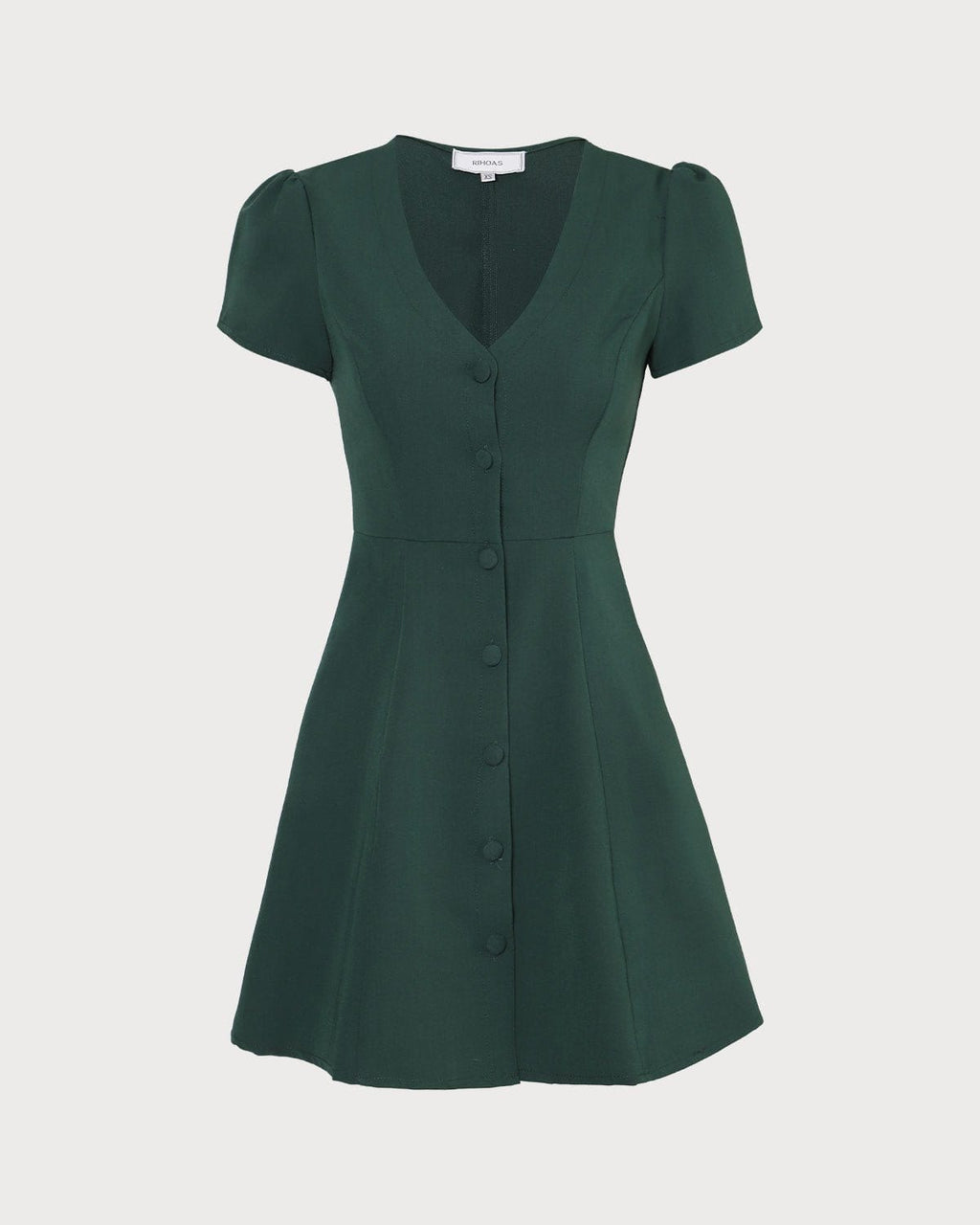 Clarissa | Relaxed Fit V Neck Button-Up Summer Dress