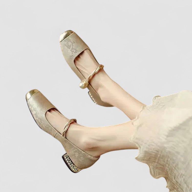Claudia | Low Heel Orthopedic Mary Jane Shoes