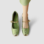 Claudia | Low Heel Orthopedic Mary Jane Shoes