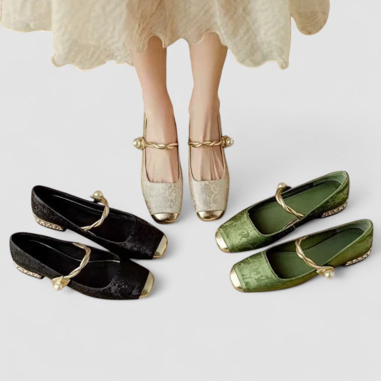 Claudia | Low Heel Orthopedic Mary Jane Shoes