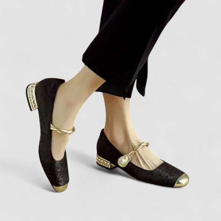 Claudia | Low Heel Orthopedic Mary Jane Shoes
