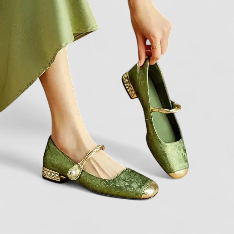 Claudia | Low Heel Orthopedic Mary Jane Shoes