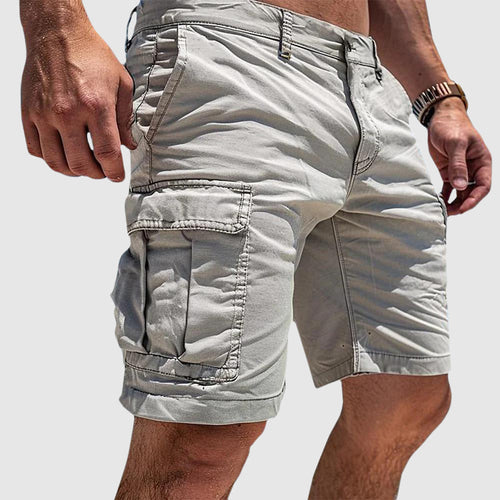 Colin | Relaxed Fit Cargo Pocket Knee-Length Shorts