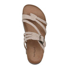 Daniela | Braided Strap Buckle Toe-Loop Sandals