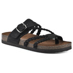 Daniela | Braided Strap Buckle Toe-Loop Sandals