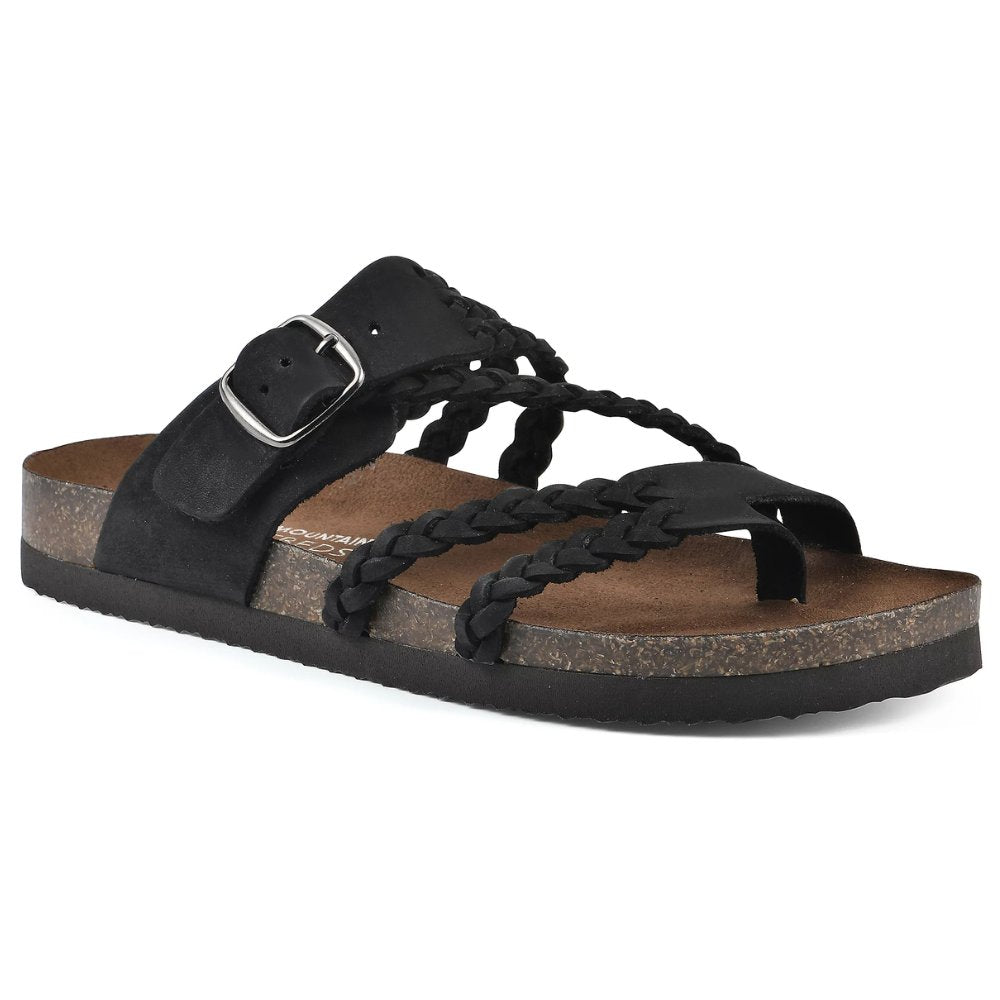 Daniela | Braided Strap Buckle Toe-Loop Sandals