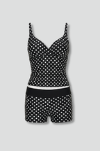 Daniela | Wrap Top Tankini Set with Shorts