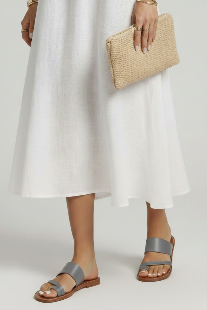 Darcy | Slip-On Buckle Strap Sandals