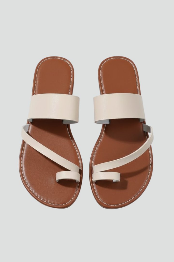 Darcy | Slip-On Buckle Strap Sandals