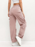 Elena | Relaxed Fit Cargo Pocket Drawstring Pants