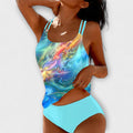 Eloise | Relaxed Fit Printed Tankini Swimsuit Set