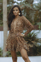 Fallon | Relaxed Fit Print Chiffon Dress