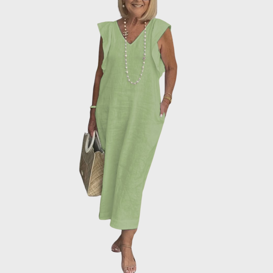 Felicity | Sleeveless Pocket Maxi Casual Dress