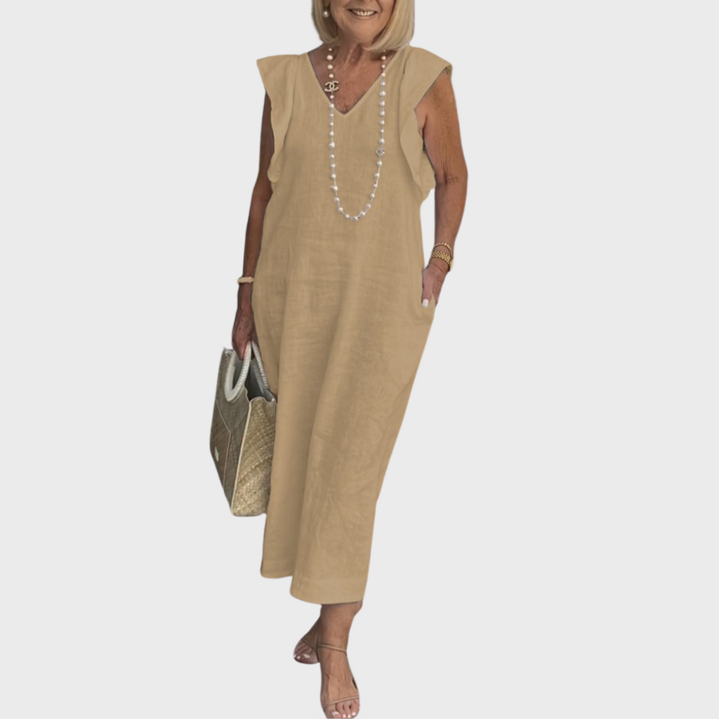 Felicity | Sleeveless Pocket Maxi Casual Dress