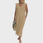 Felicity | Sleeveless Pocket Maxi Casual Dress