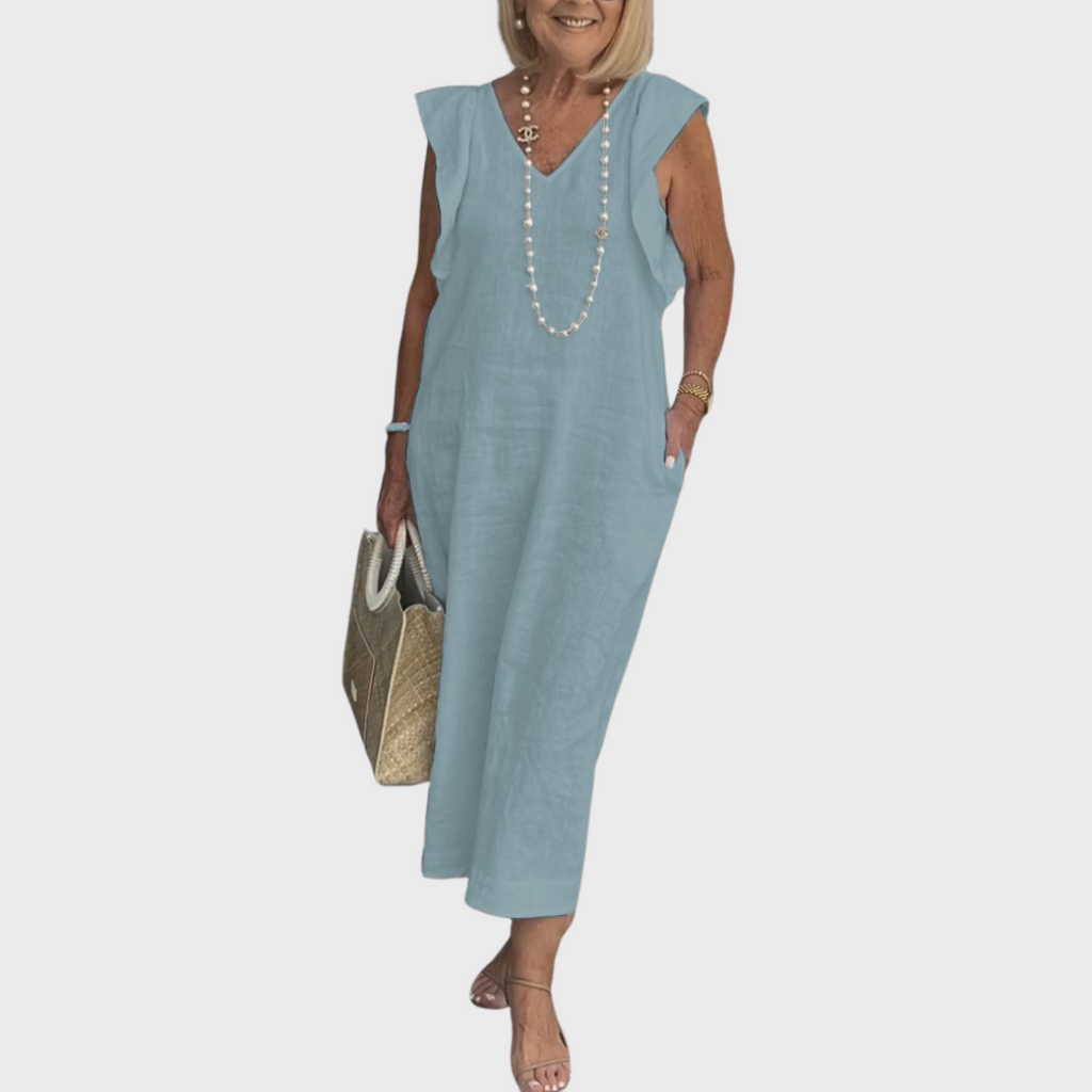 Felicity | Sleeveless Pocket Maxi Casual Dress
