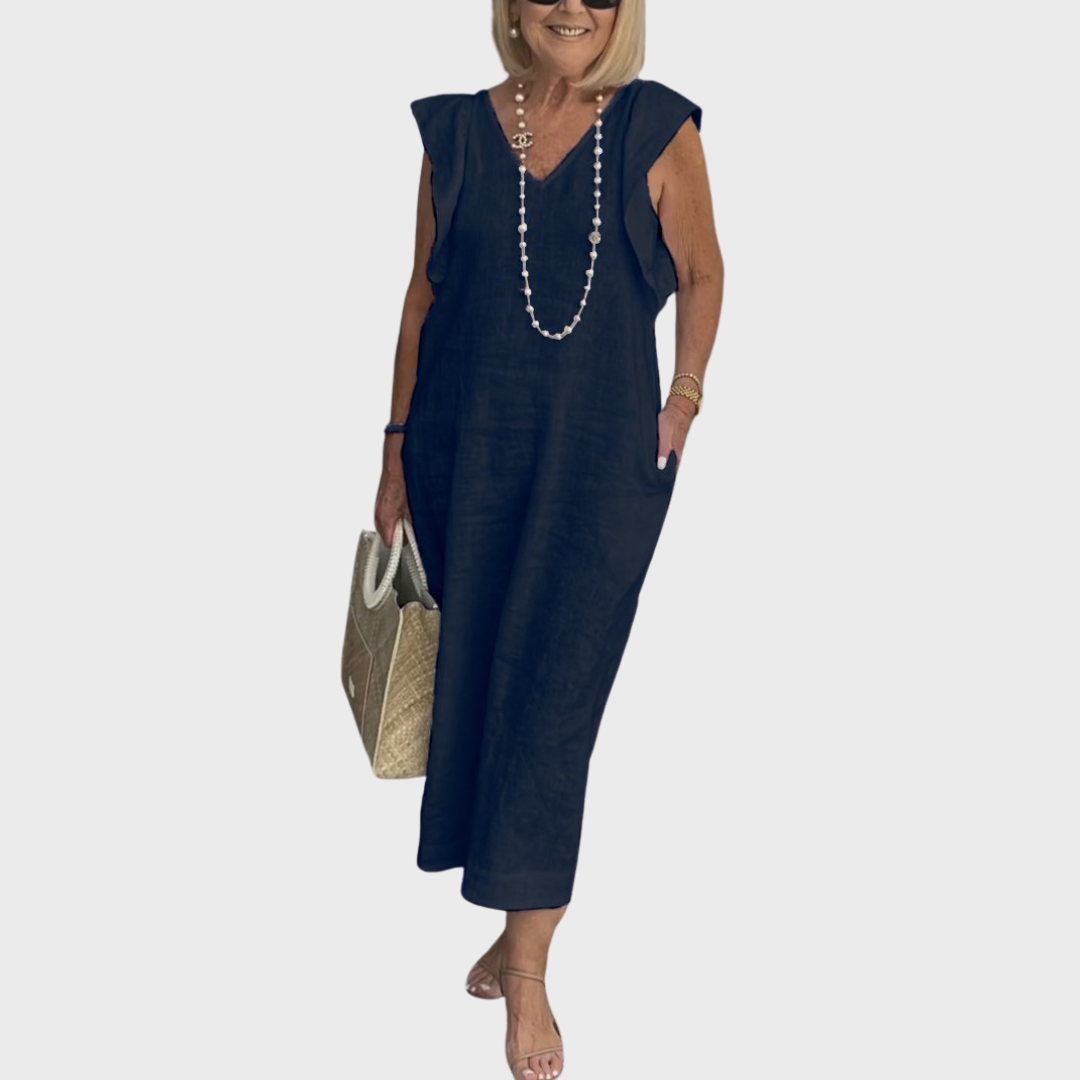 Felicity | Sleeveless Pocket Maxi Casual Dress