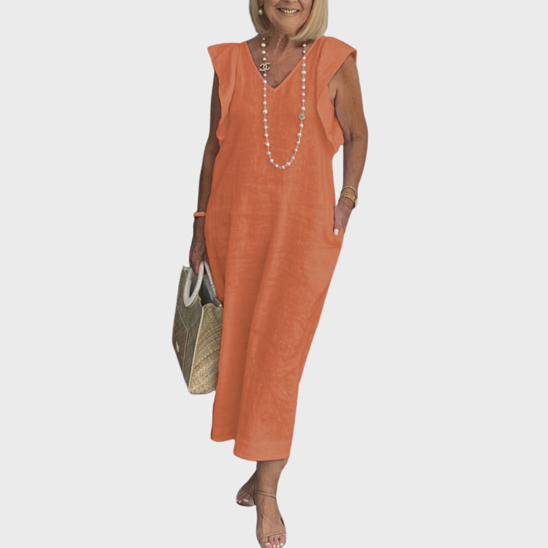 Felicity | Sleeveless Pocket Maxi Casual Dress