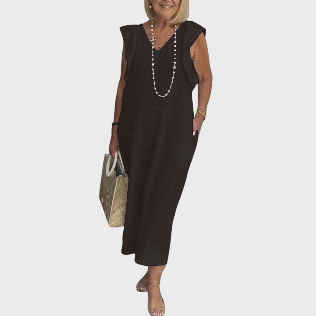 Felicity | Sleeveless Pocket Maxi Casual Dress