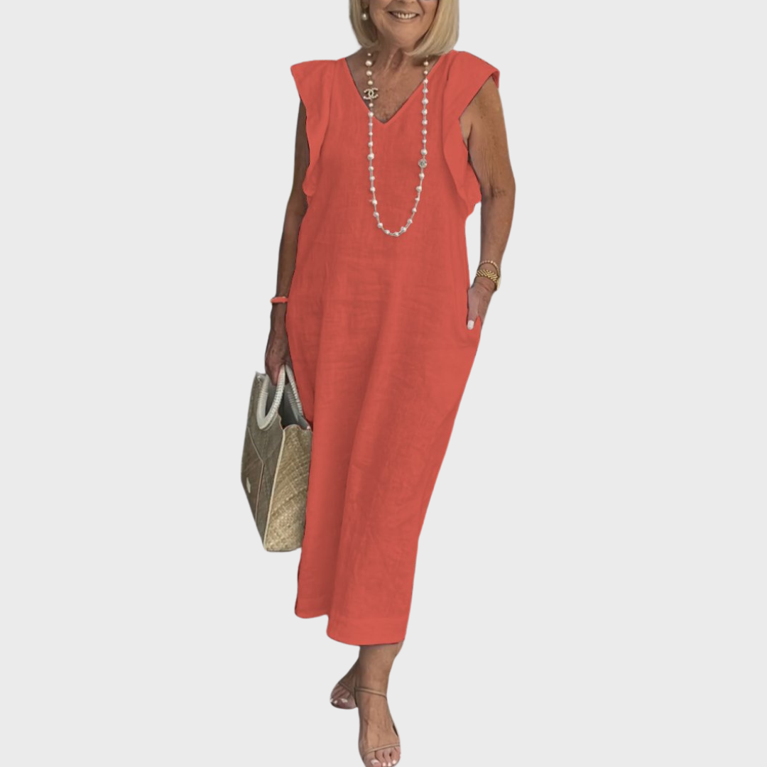 Felicity | Sleeveless Pocket Maxi Casual Dress
