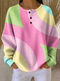 Fiona | Oversized Waffle Knit Button-Front Sweater