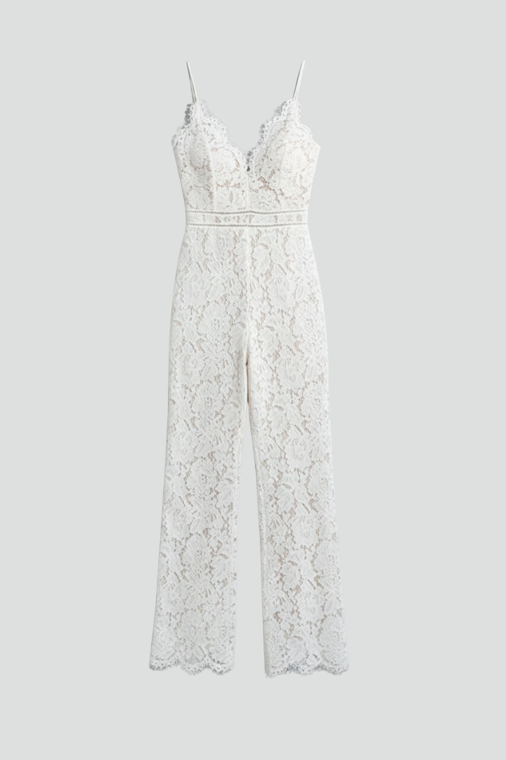 Fiona | Sleeveless V-Neck Wide-Leg Jumpsuit