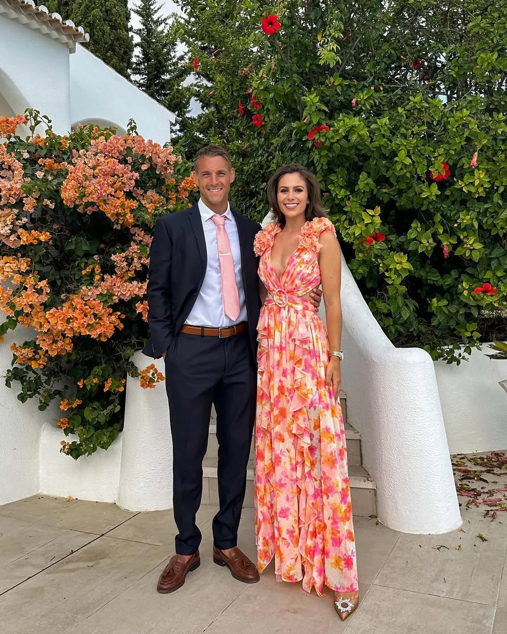 Florence | Fitted Sleeveless Floral Maxi Dress