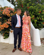Florence | Fitted Sleeveless Floral Maxi Dress