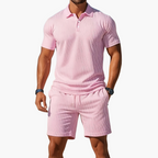 Flynn | Relaxed Fit Polo Shirt and Shorts Set