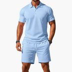 Flynn | Relaxed Fit Polo Shirt and Shorts Set