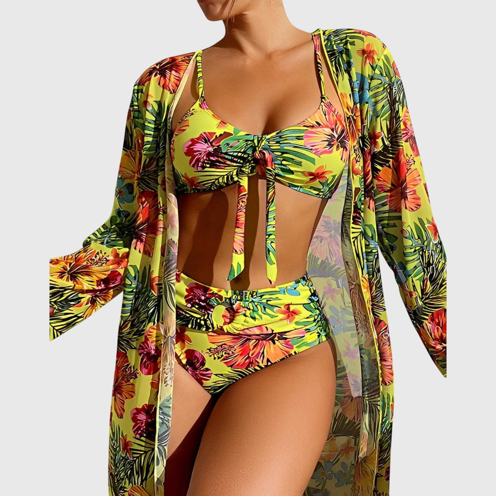Gabrielle | Tropical Print Two-Piece Bikini Set