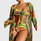 Gabrielle | Tropical Print Two-Piece Bikini Set
