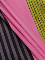 Gloria | Loose Fit Wide Leg Striped Drawstring Pants