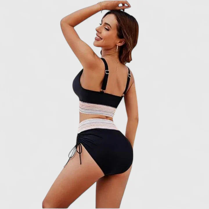 Greta | High-Waisted Bikini Swimsuit Set